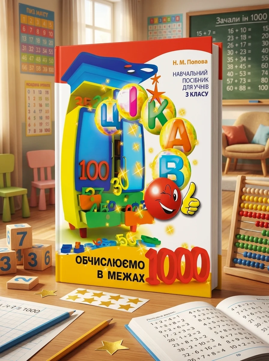 Цікаво. Обчислюємо в межах 1000 — Розвивальні книги