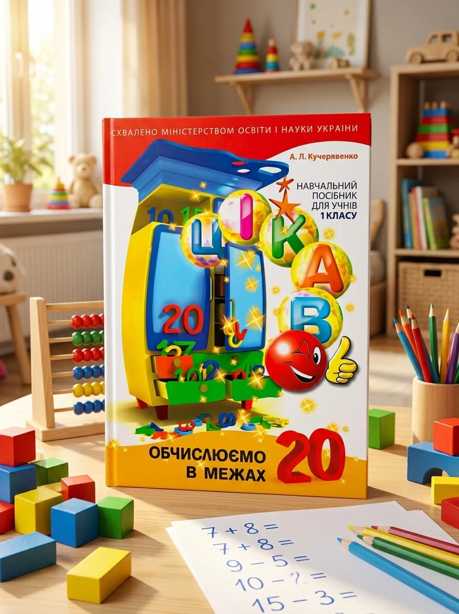 Цікаво. Обчислюємо в межах 20 — Розвивальні книги