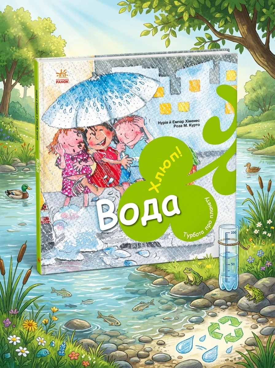 Турбота про планету. Вода. Хлюп! — Розвивальні книги
