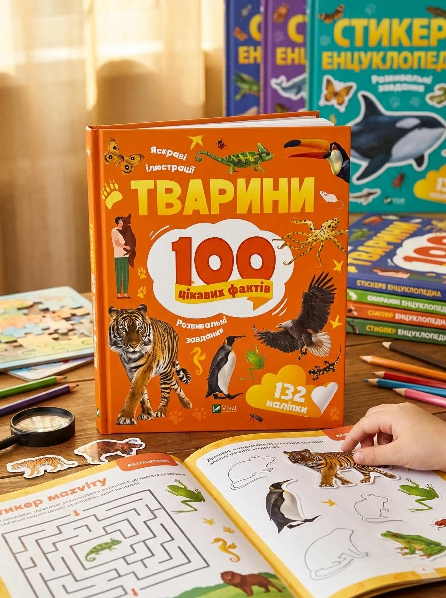 100 цікавих фактів. Тварини | купити книгу онлайн