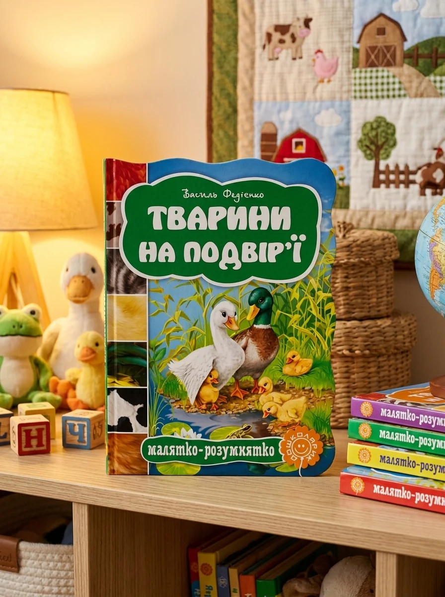 Тварини на подвір`ї. Малятко-розумнятко — фото 2