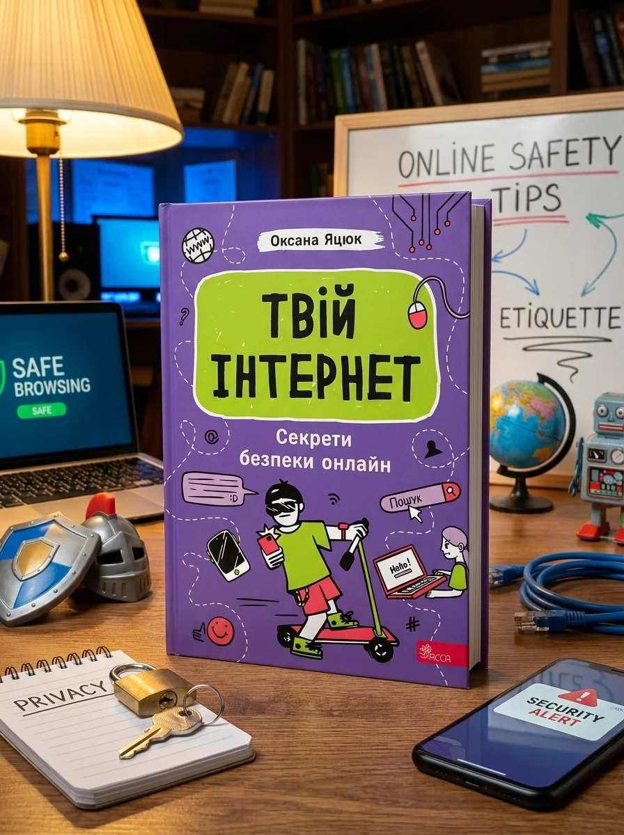 Твій інтернет. Секрети безпеки онлайн — Пізнавальні книги для дітей