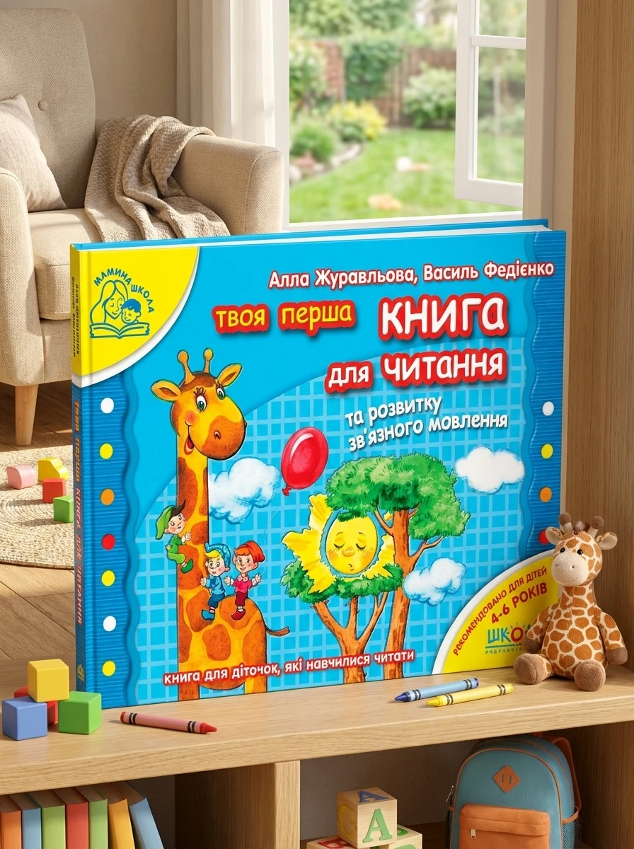Твоя перша книга для читання та розвитку зв'язного мовлення — Розвивальні книги