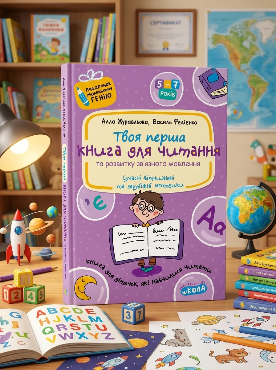 Твоя перша книга для читання та розвитку зв'язного мовлення — Підготовка до школи