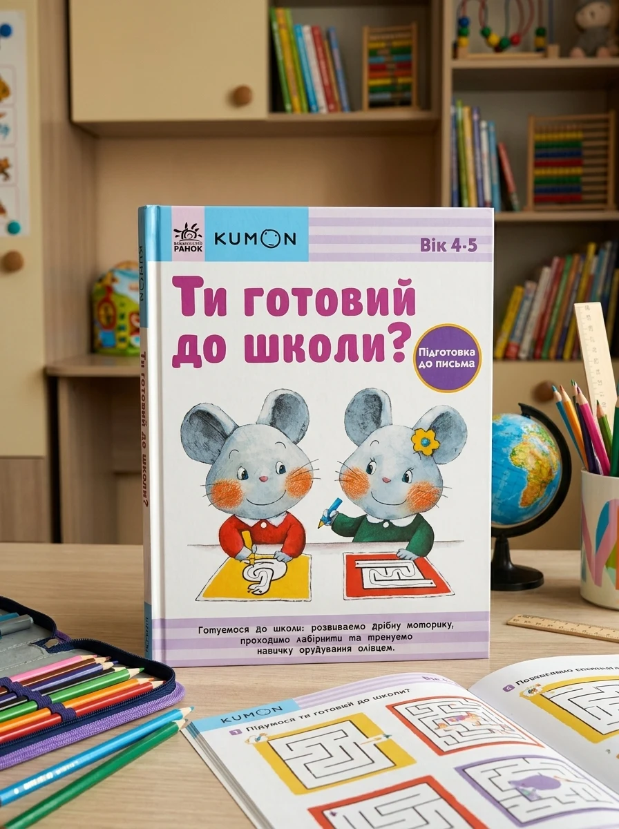 Ти готовий до школи? Підготовка до письма. Від 4 років — Розвивальні книги