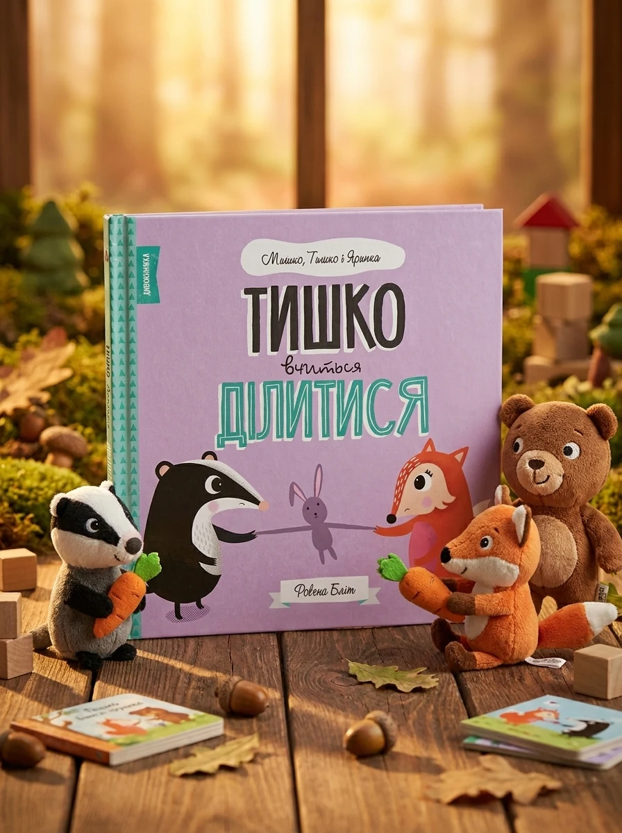 Тишко вчиться ділитися — Дитяча проза