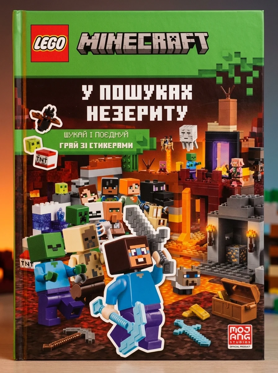 У пошуках незериту. LEGO Minecraft — Книги-іграшки