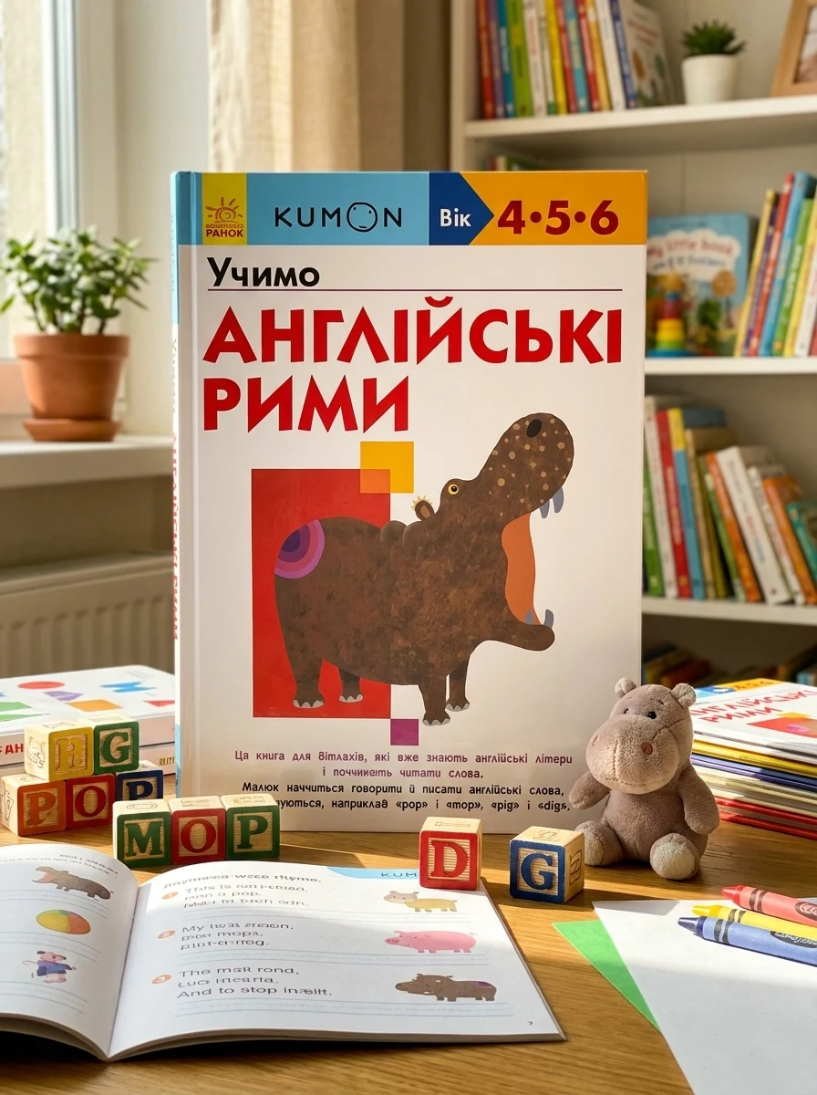 Учимо англійські рими — Розвивальні книги