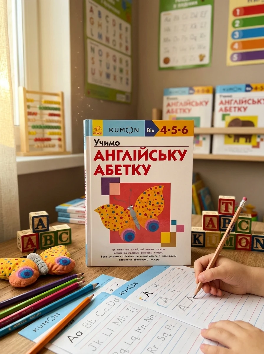 Учимо англлійську абетку — Розвивальні книги