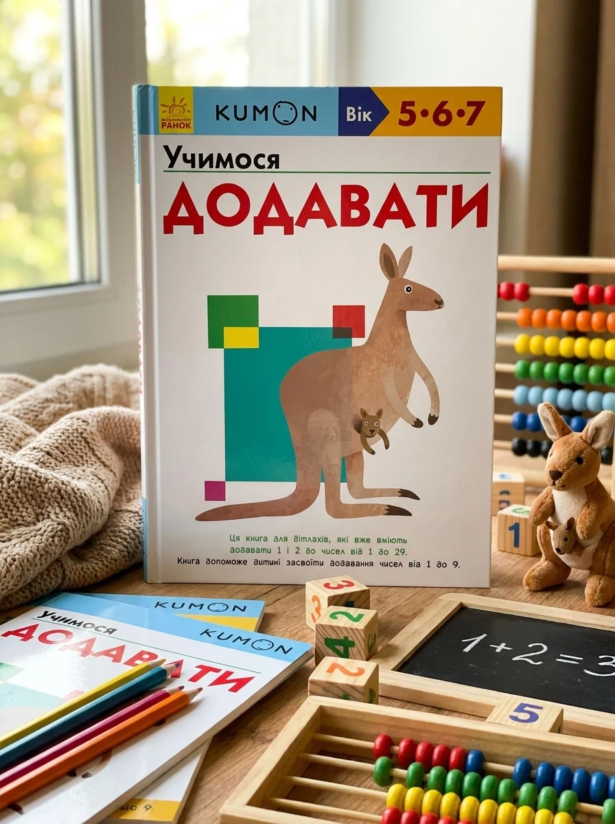 Учимося додавати. 5-7 років — Розвивальні книги