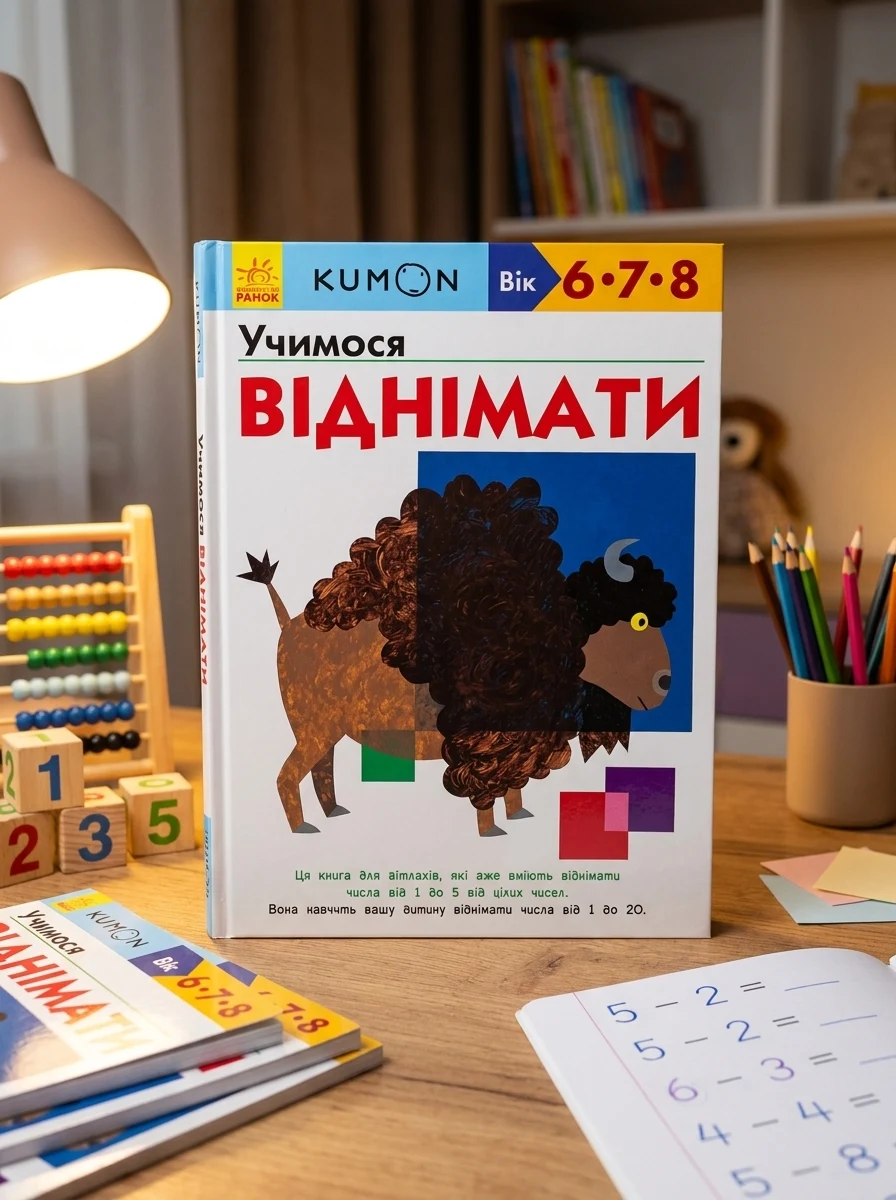 Учимося віднімати. 6-8 років — Розвивальні книги