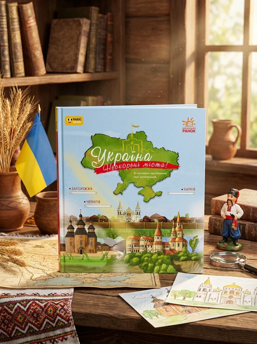 Україна. Нескорені міста! Історії. Харків, Чернігів, Запоріжжя — Пізнавальні книги для дітей