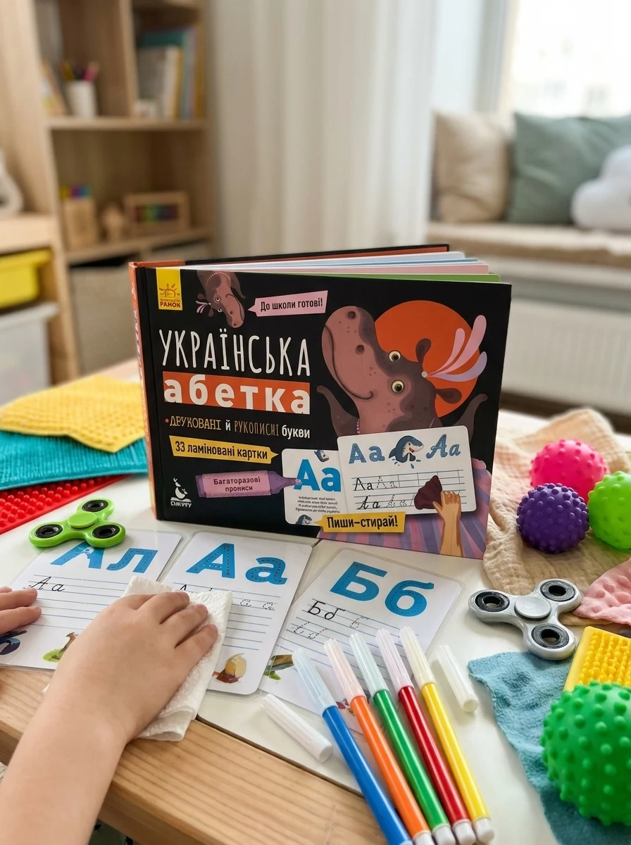 Українська абетка. Багаторазові прописи — Підготовка до школи