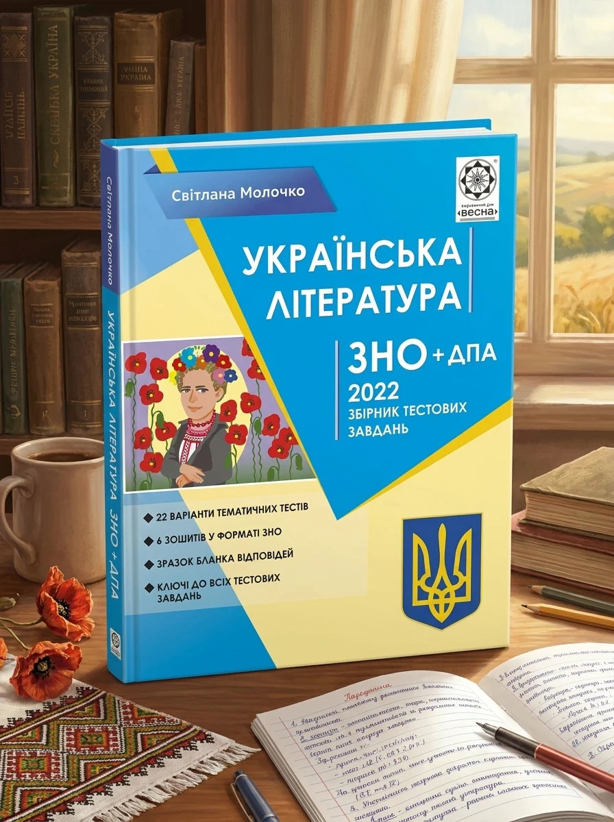 Українська література. ЗНО 2022. Збірник тестових завдань — фото 2