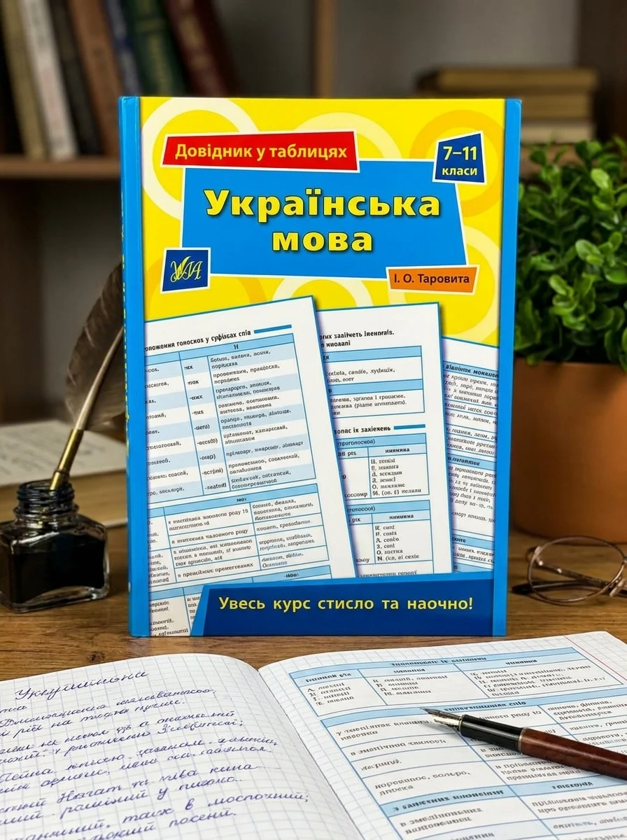 Українська мова. Довідник у таблицях. 7–11 класи — Підготовка до школи