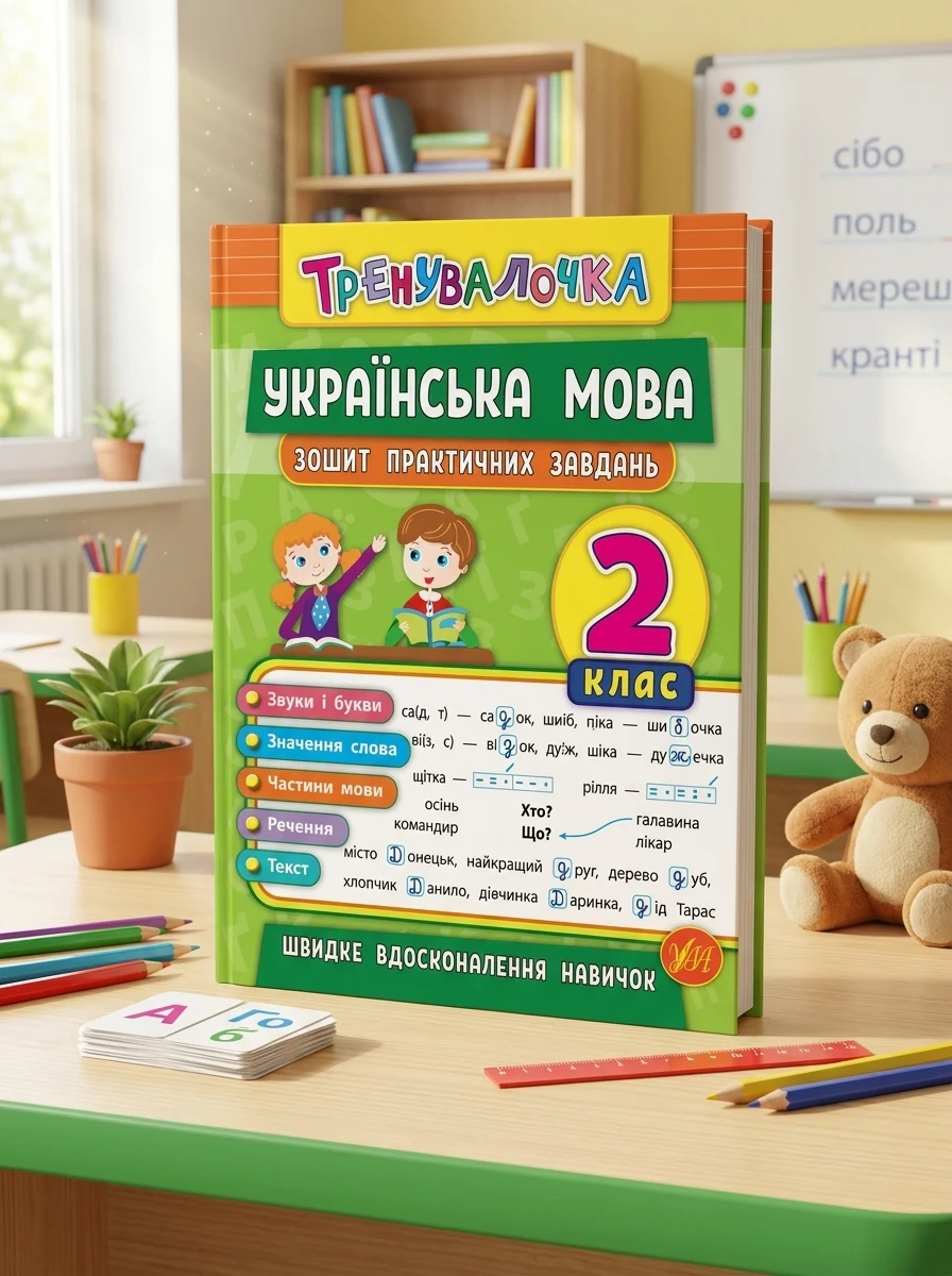 Українська мова. Тренувалочка. Зошит практичних завдань. 2 клас — Підготовка до школи