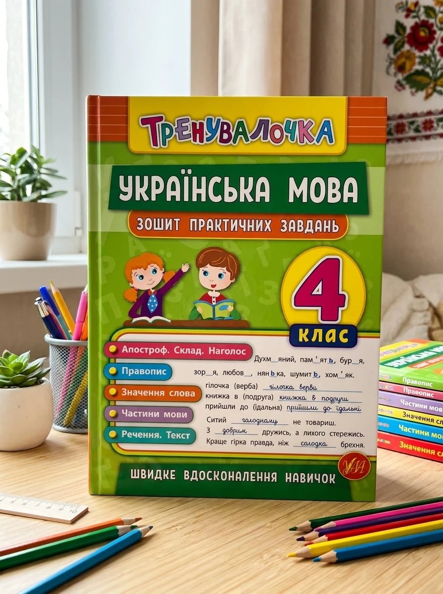 Українська мова. Тренувалочка. Зошит практичних завдань. 4 клас — фото 2