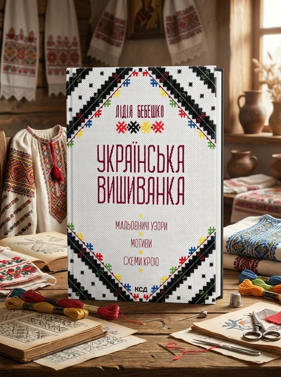 Українська вишиванка. Мальовничі узори, мотиви, схеми крою | купити книгу онлайн