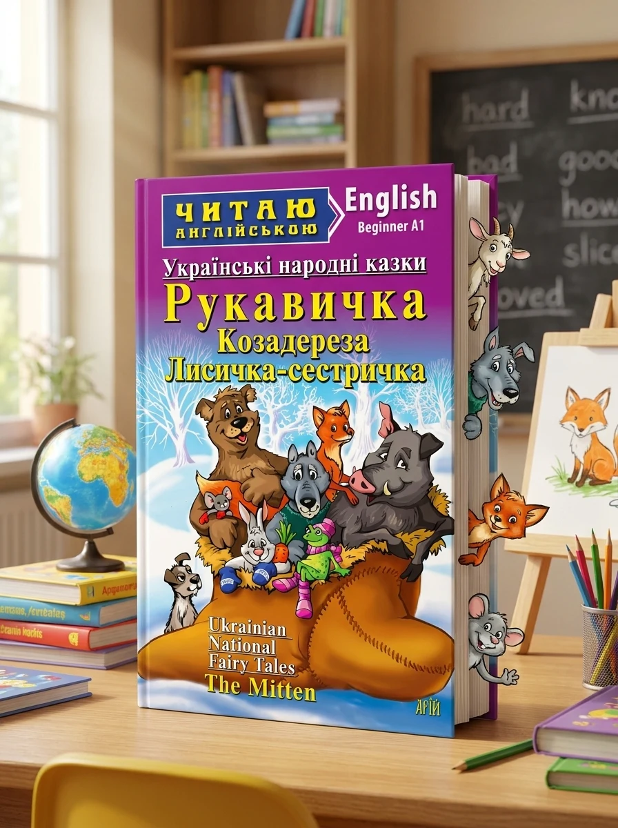 Українські народні казки. Рукавичка / Ukrainian National Fairy Tales. The Mitten — фото 2