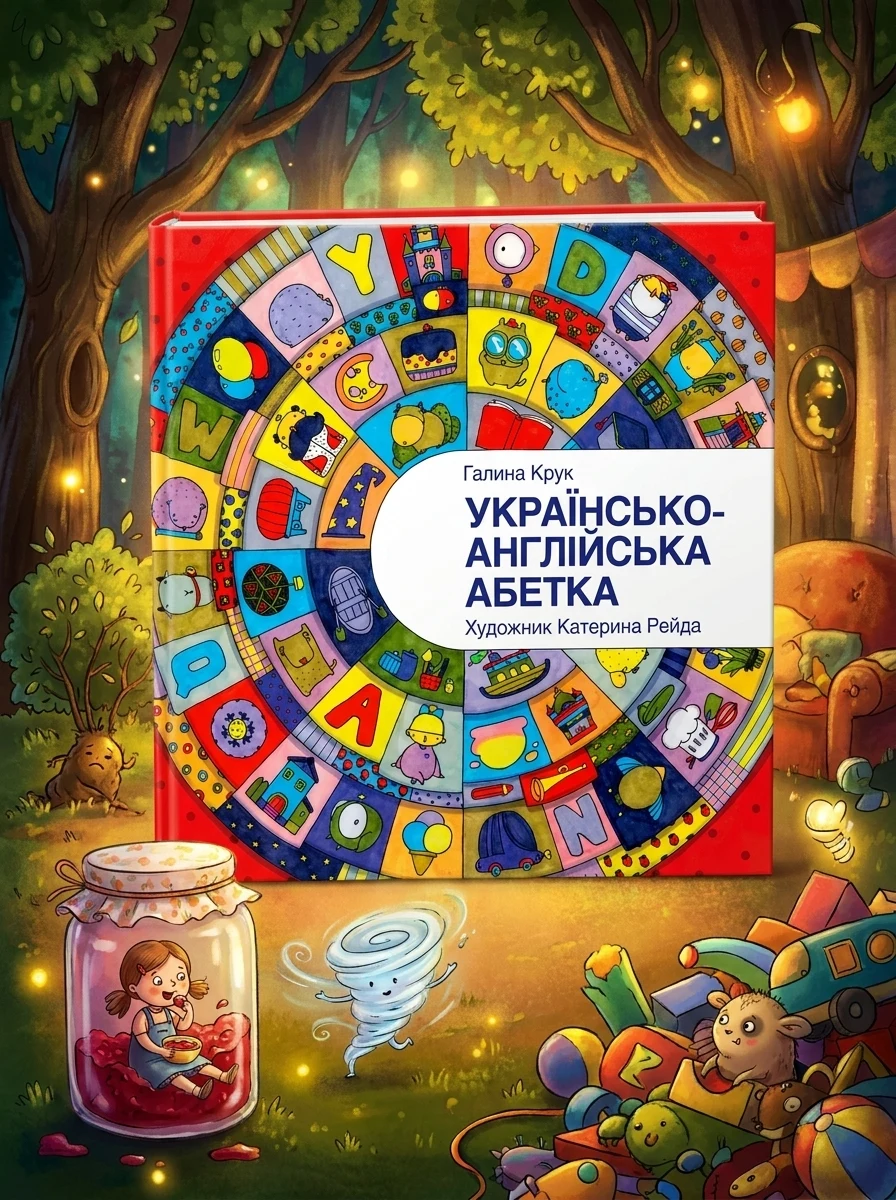Українсько-англійська абетка — Розвивальні книги