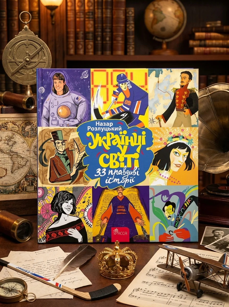 Українці у світі. 33 правдиві історії — Пізнавальні книги для дітей