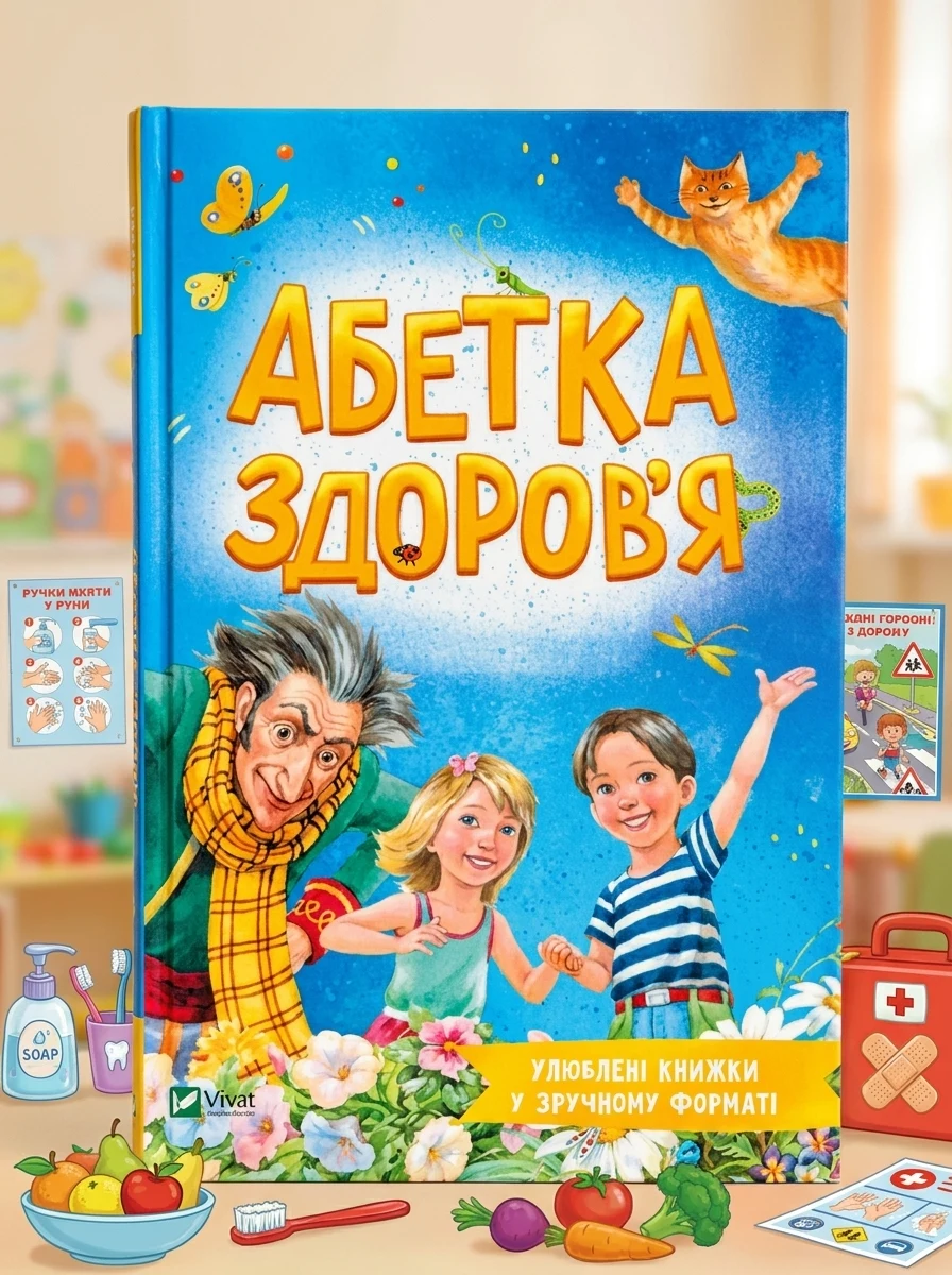 Улюблені книжки у зручному форматі. Абетка здоров'я | купити книгу онлайн