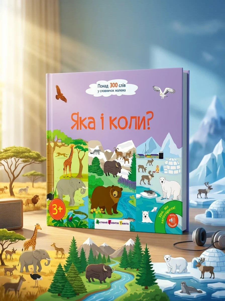 Ура! Ми заговорили. Яка і коли? — Розвивальні книги