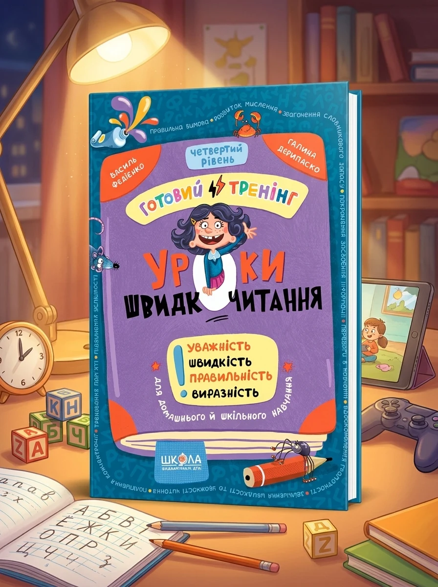 Уроки швидкочитання. Готовий тренінг. Четвертий рівень — Розвивальні книги
