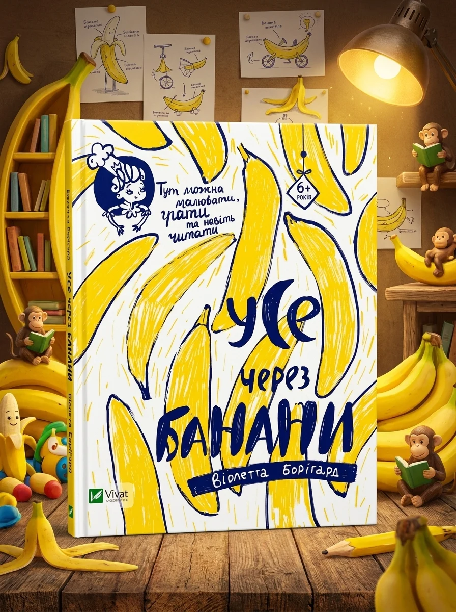 Усе через банани — Розмальовки для дітей