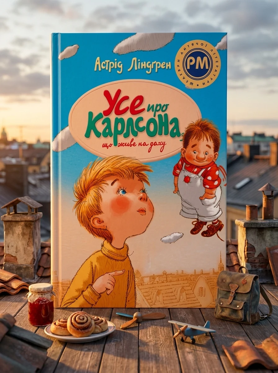 Усе про Карлсона, що живе на даху | купити книгу онлайн
