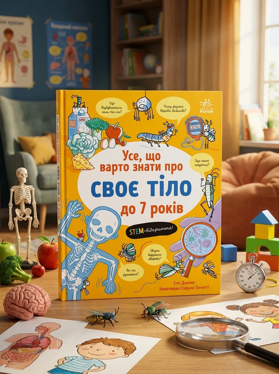 Усе, що варто знати про своє тіло до 7 років — Дитячі енциклопедії