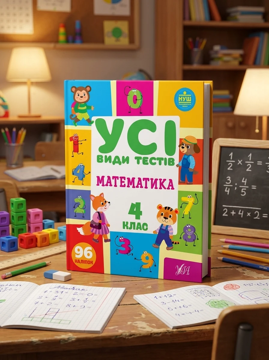Усі види тестів. Математика. 4 клас — Книги для школи