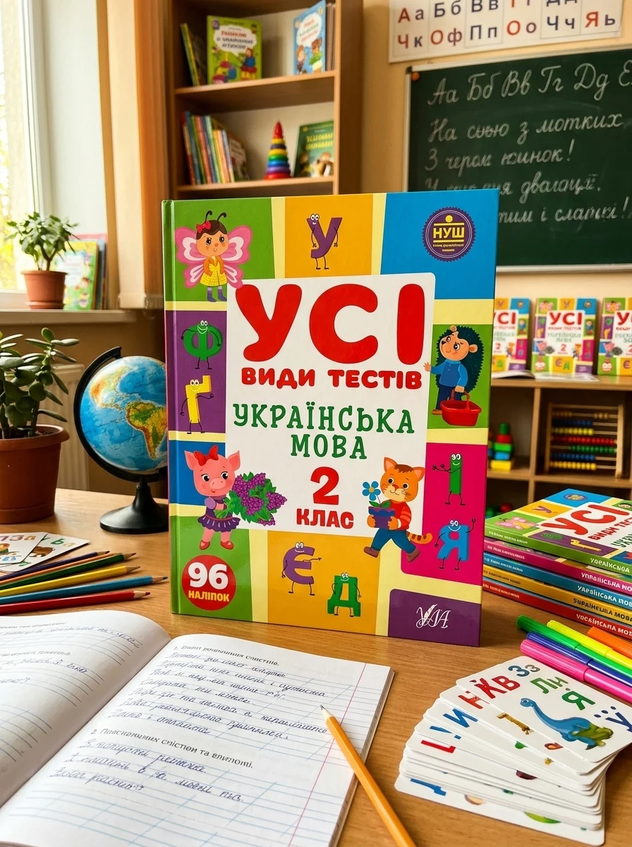 Усі види тестів. Українська мова. 2 клас — Книги зі шкільної програми