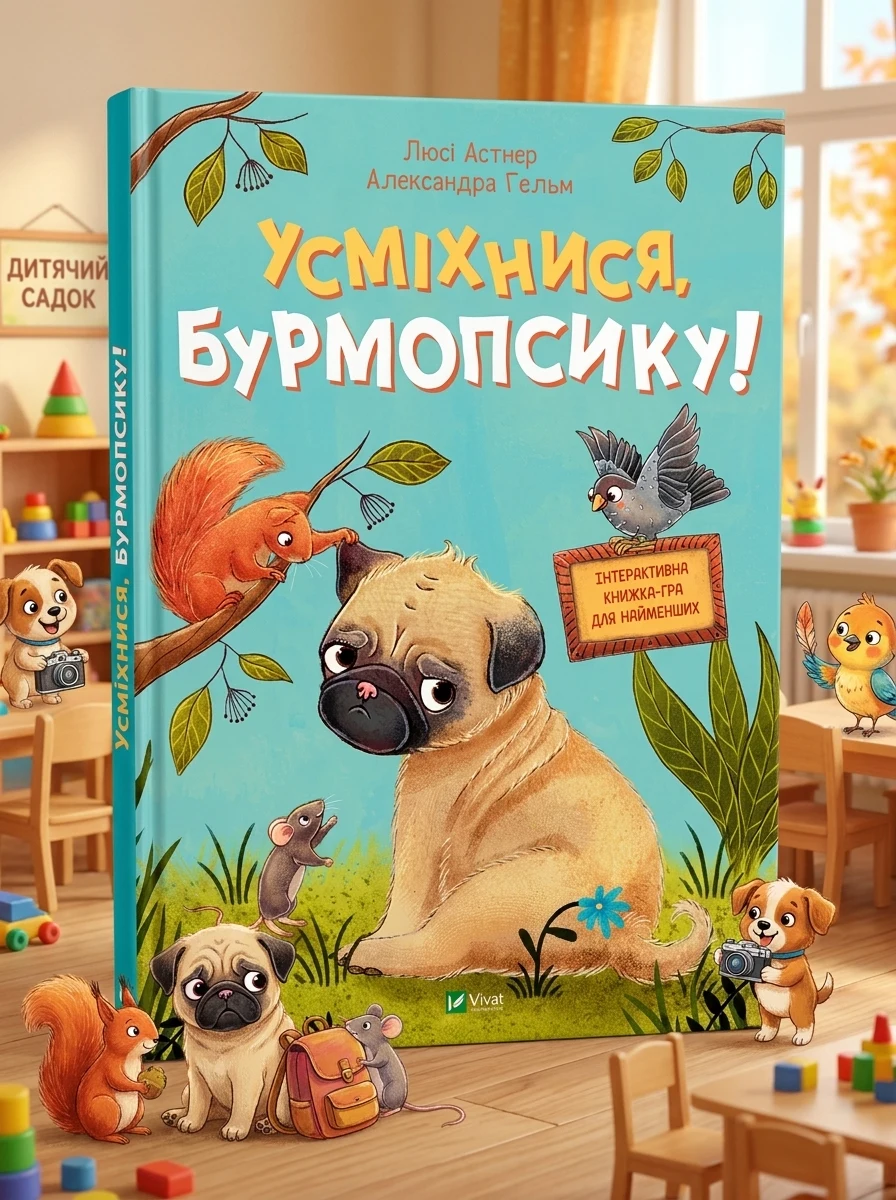 Усміхнися, Бурмопсику!