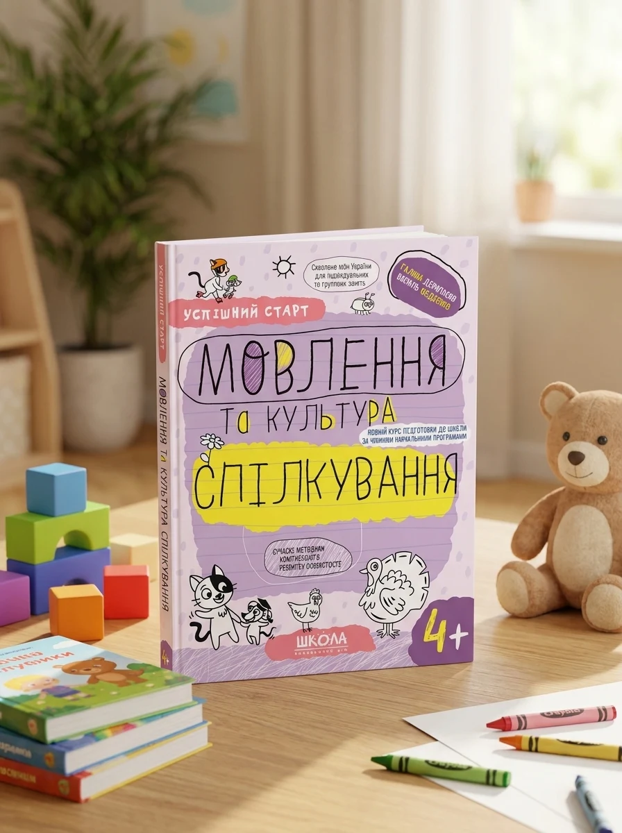 Успішний старт. Мовлення та культура спілкування. Від 4 років — Розвивальні книги