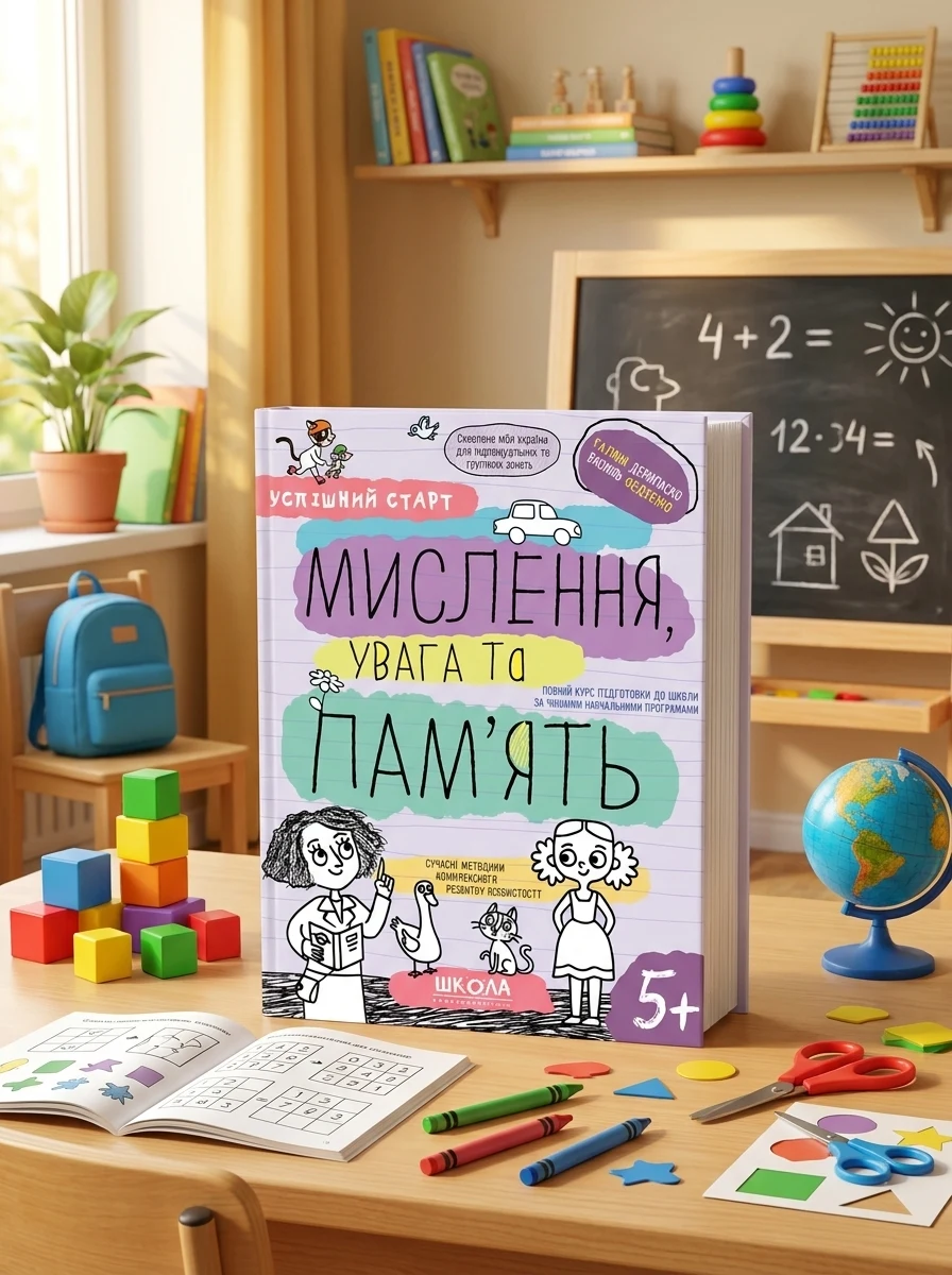 Успішний старт. Мислення, увага та пам'ять — Розвивальні книги