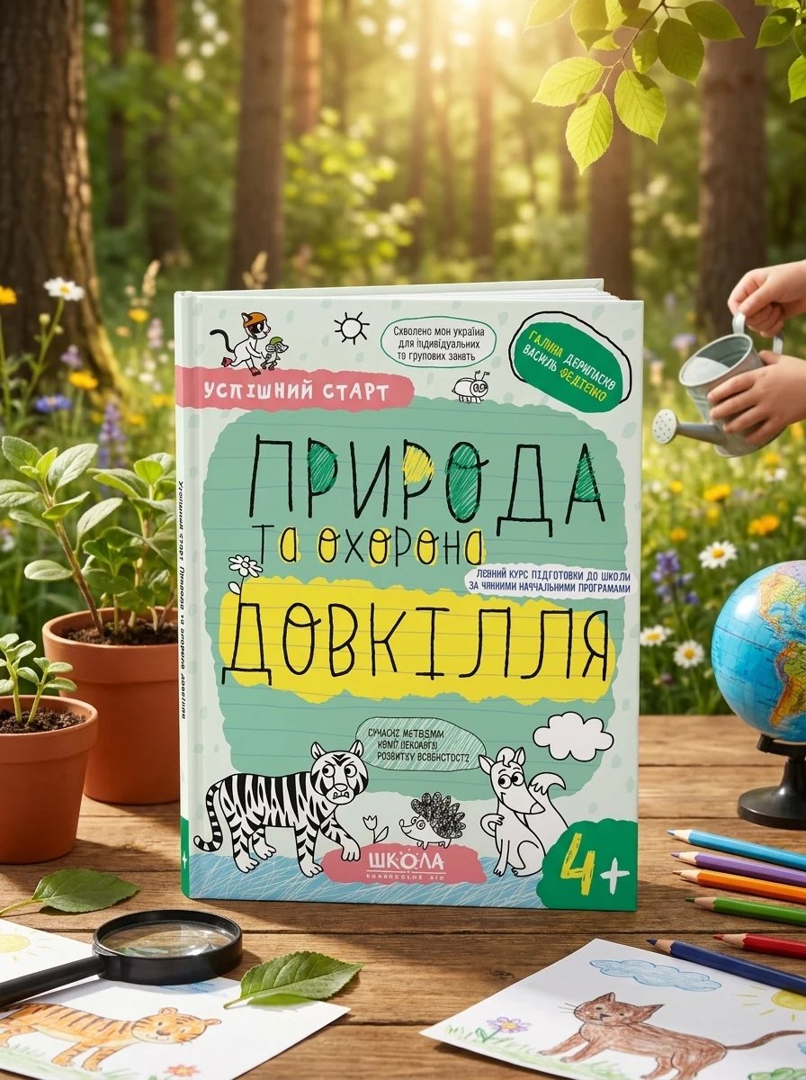 Успішний старт. Природа та охорона довкілля. Від 4 років — Розвивальні книги