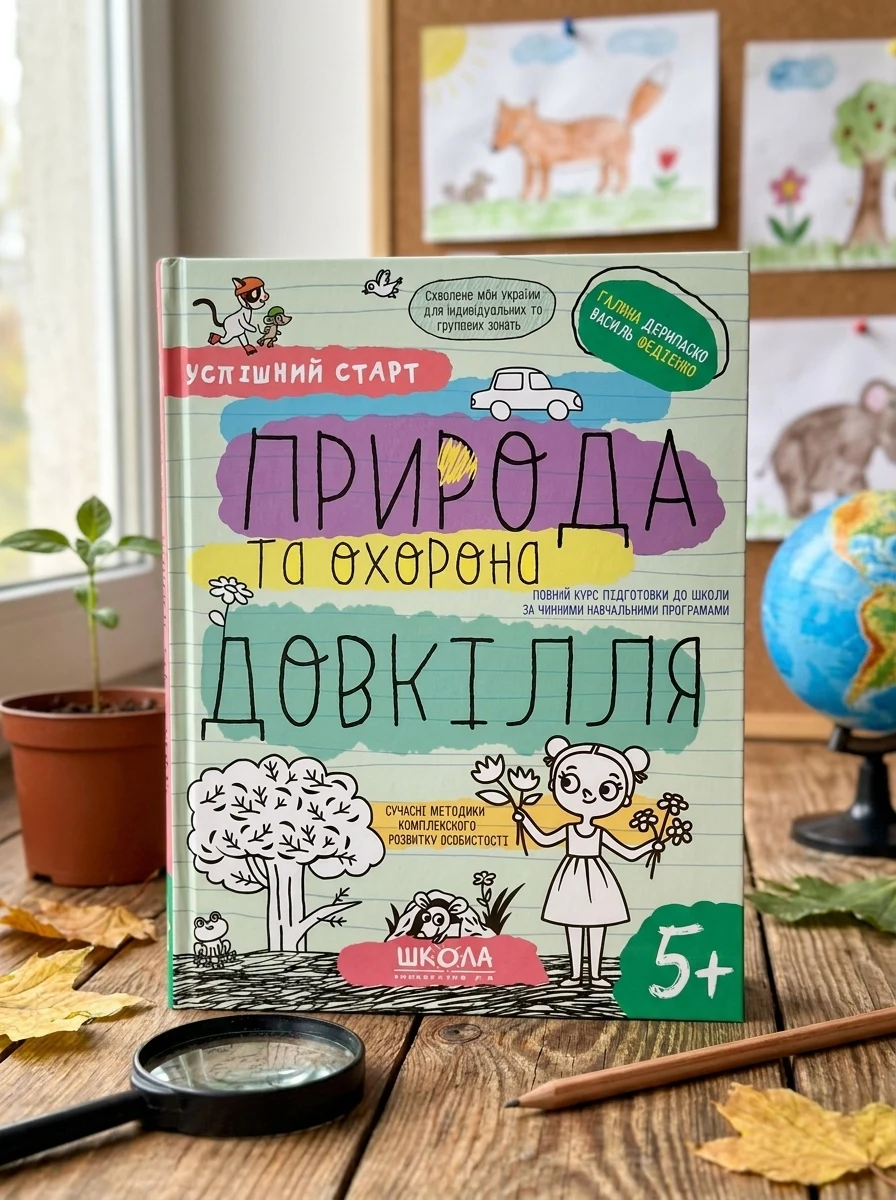 Успішний старт. Природа та охорона довкілля. Від 5 років — Розвивальні книги