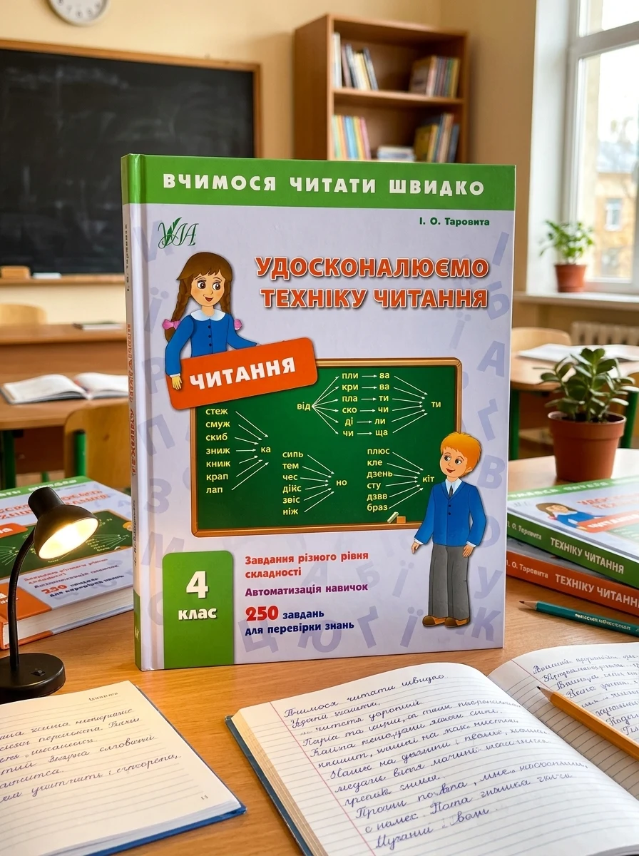 Вчимося читати швидко. Удосконалюємо техніку читання. 4 клас — Підготовка до школи