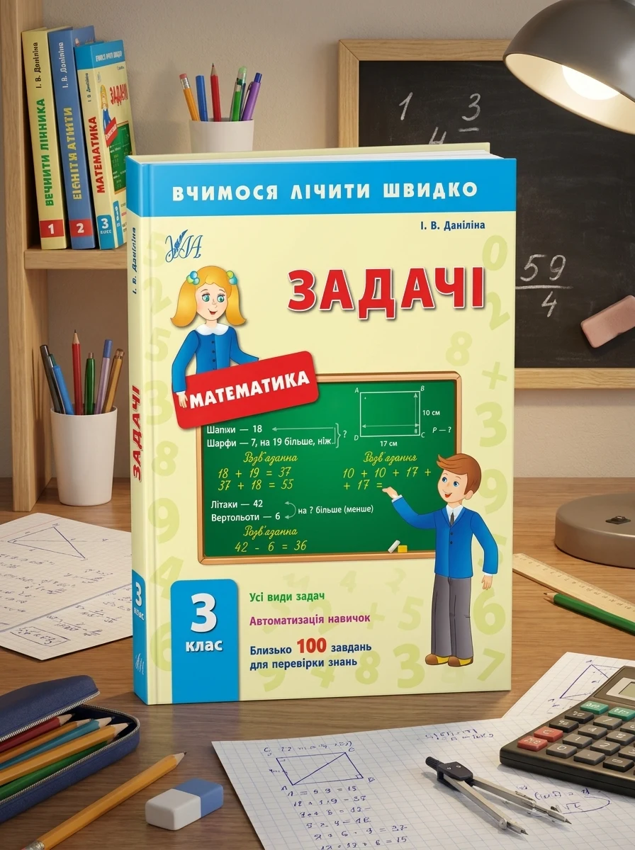 Вчимося лічити швидко. Математика. Задачі. 3 клас — Підготовка до школи