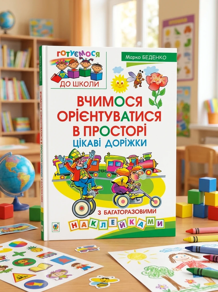 Вчимося орієнтуватися в просторі. Цікаві доріжки з багаторазовими наклейками — фото 2