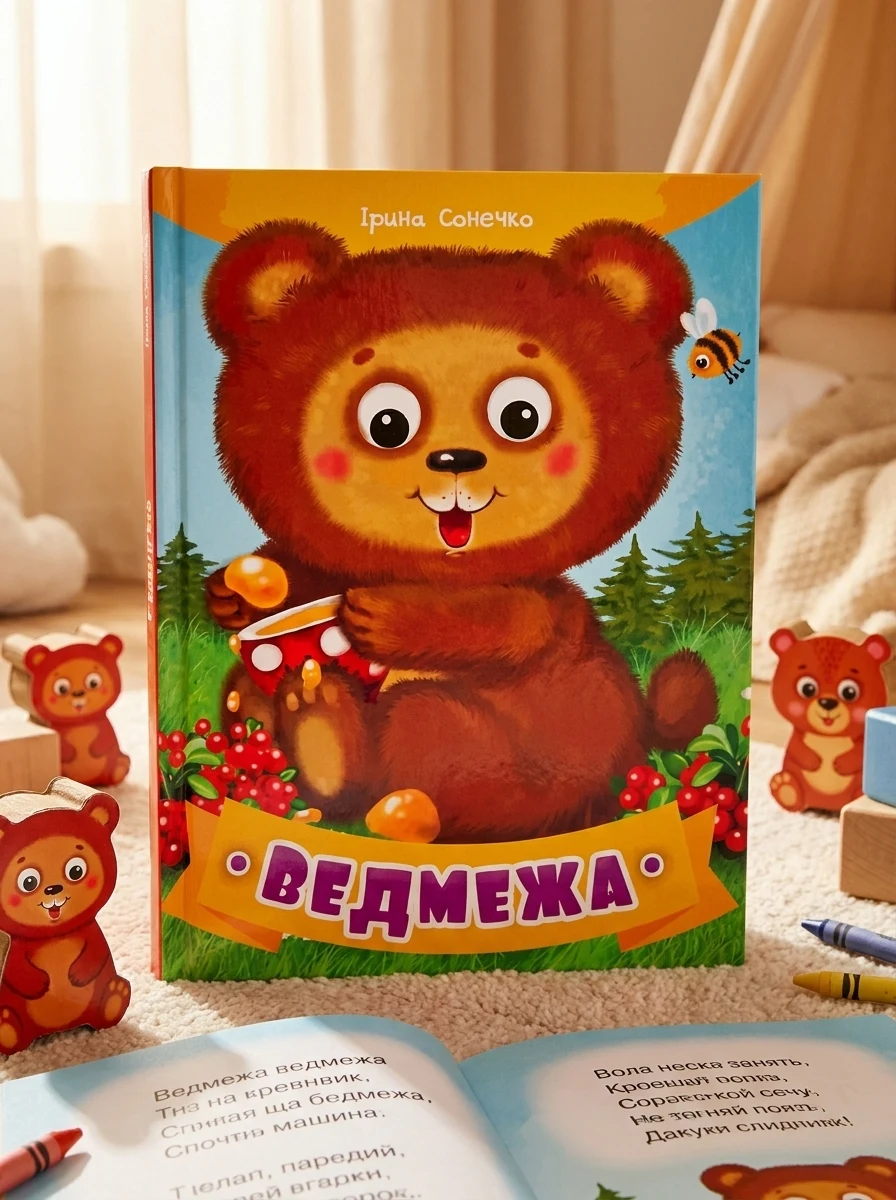Ведмежа — Розвивальні книги
