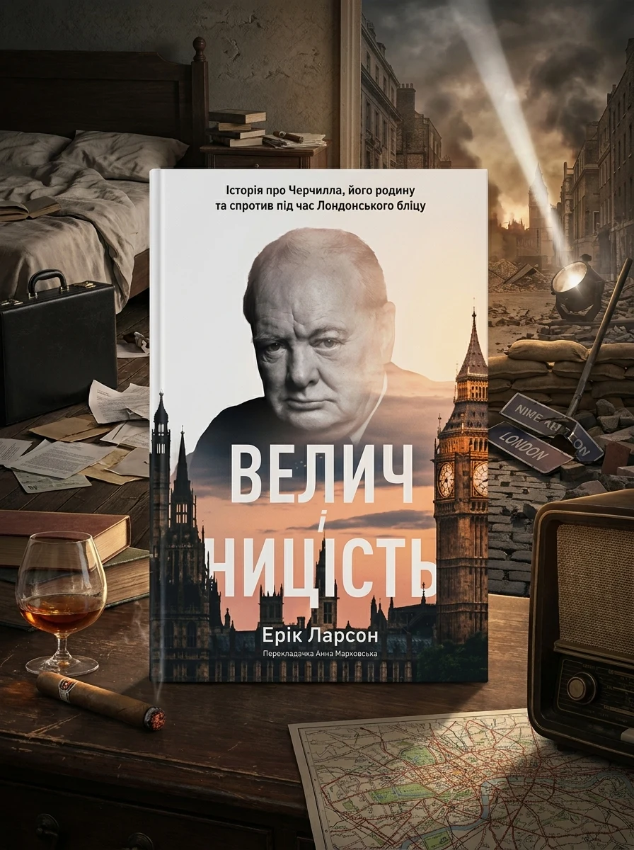 Велич і ницість. Історія про Черчилля, його родину та спротив під час Лондонського бліцу | купити книгу онлайн