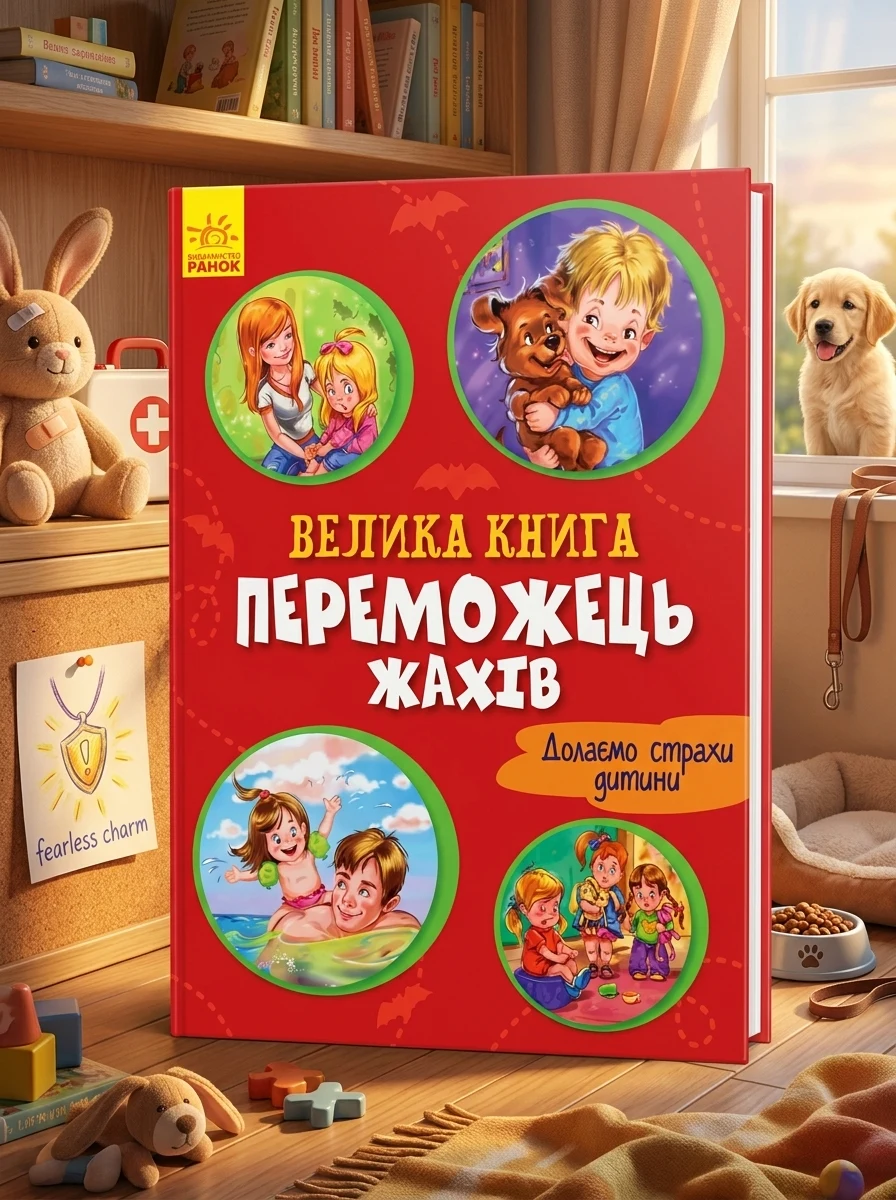 Велика книга. Переможець жахів. Долаємо страхи дитини (червона обкладинка) — Дитячі вірші