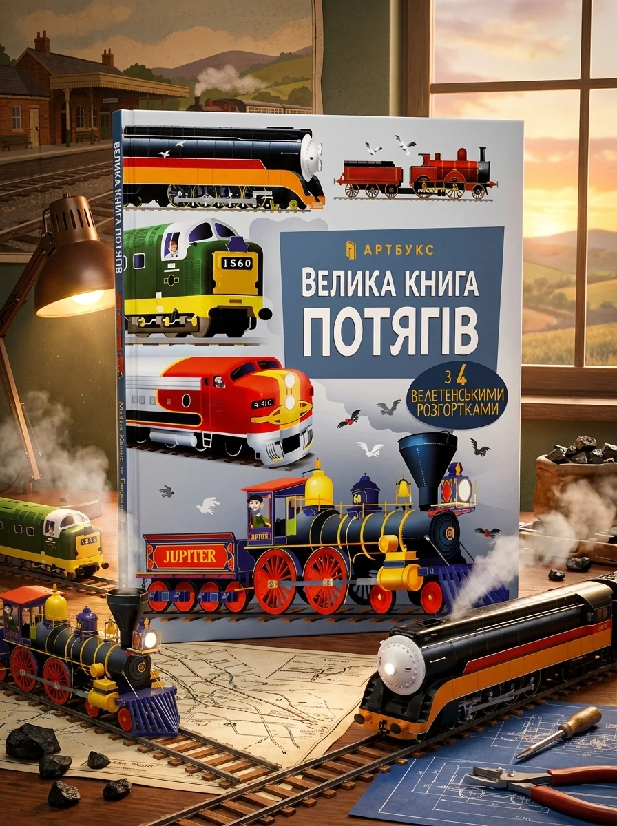 Велика книга потягів | купити книгу онлайн