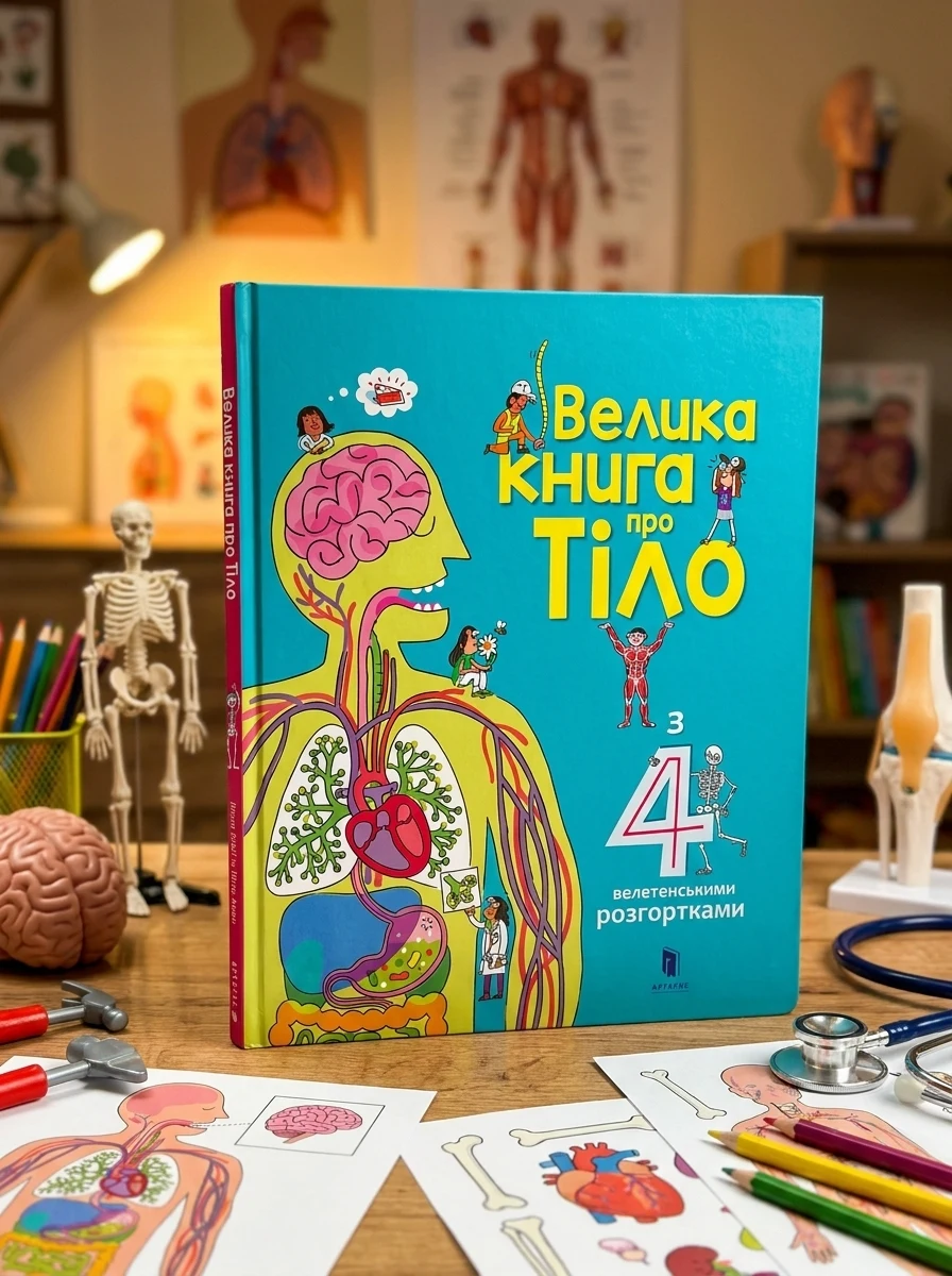 Велика книга про Тіло — Дитячі енциклопедії