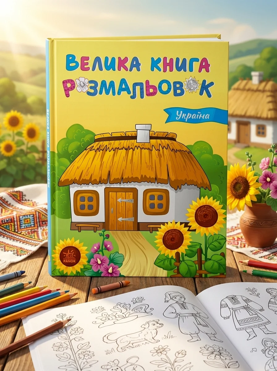 Україна. Велика книга розмальовок — Розмальовки для дітей