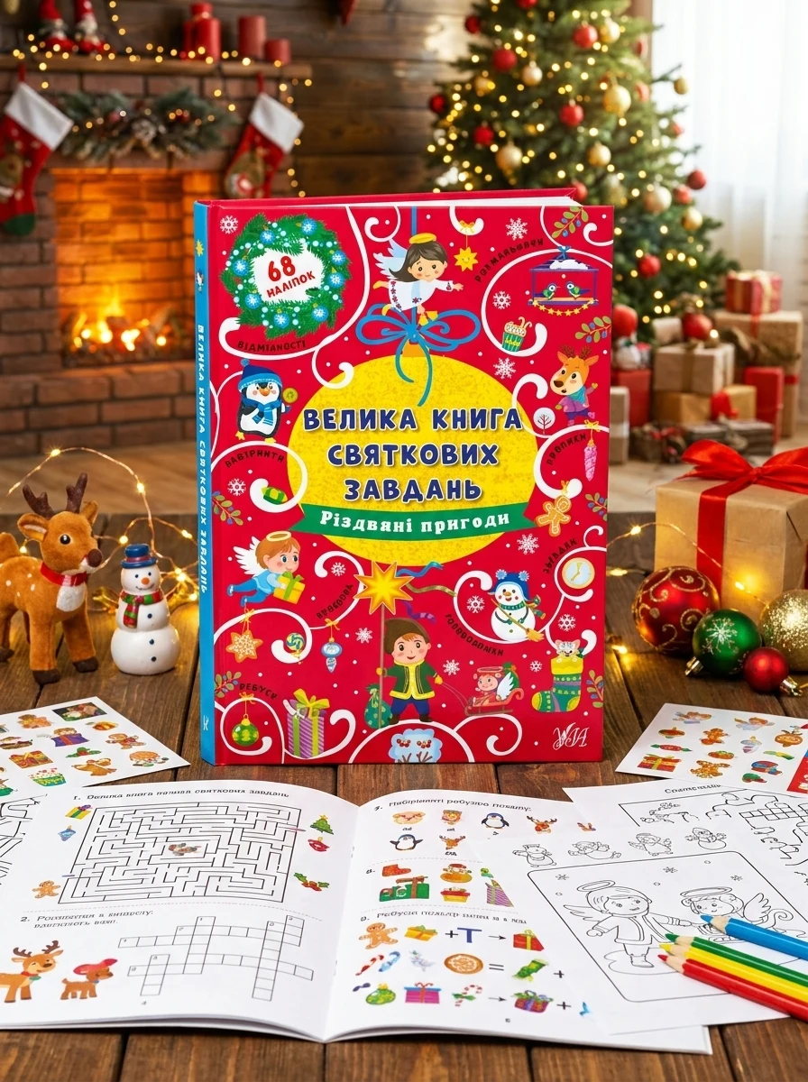 Велика книга святкових завдань. Різдвяні пригоди — фото 2