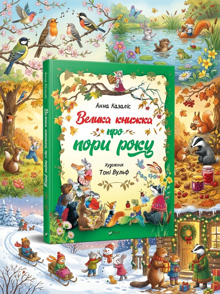 Велика книжка про пори року | купити книгу онлайн