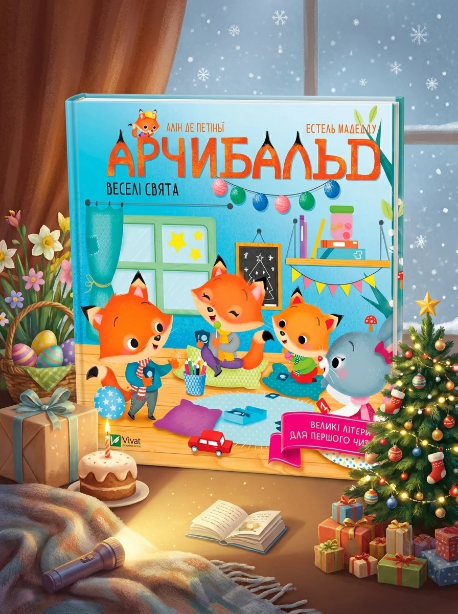 Великі літери для першого читання. Арчибальд. Веселі свята — фото 2